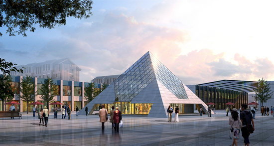 赤壁金字塔网架