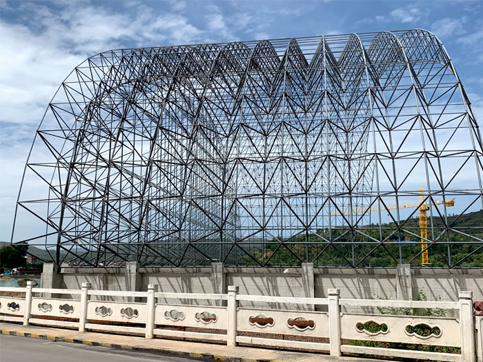 赤壁山寨矿储煤棚网架